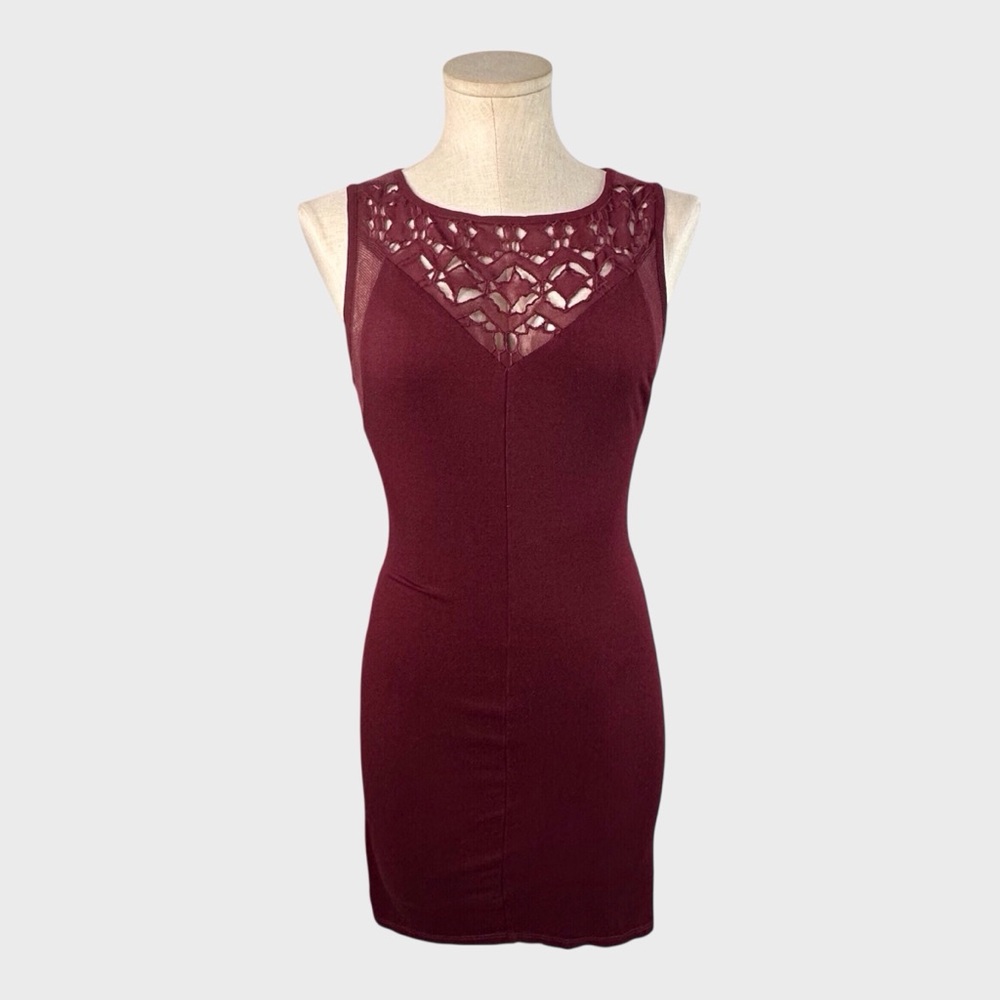 Staring at Stars‎ Cutout Mesh Bodycon Mini Dress